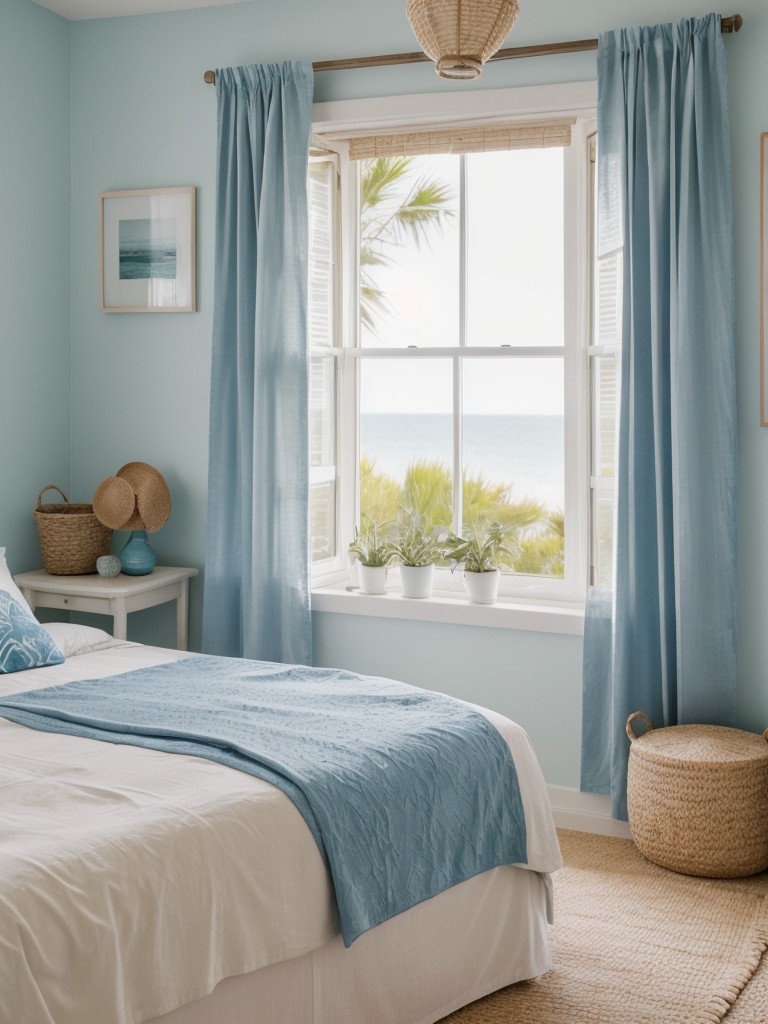 Coastal Chic: Create a Tranquil Oasis with Dreamy Blue Bedrooms!