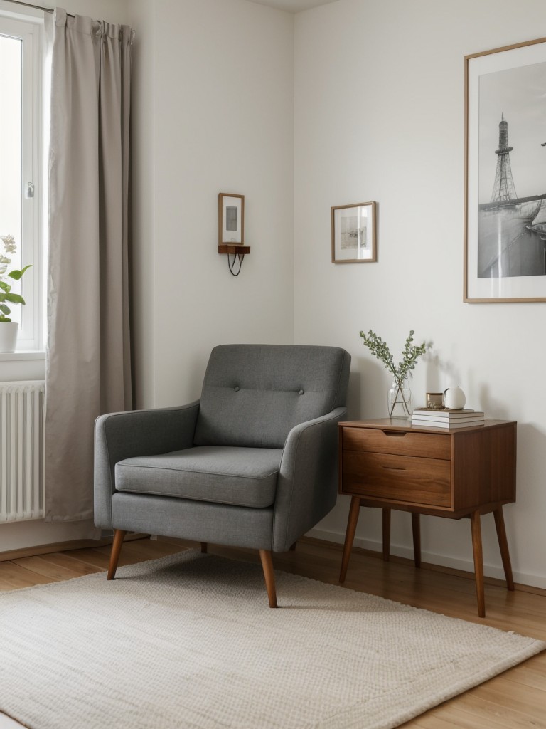 Cozy Scandinavian Bedroom: Timeless design with reading nook