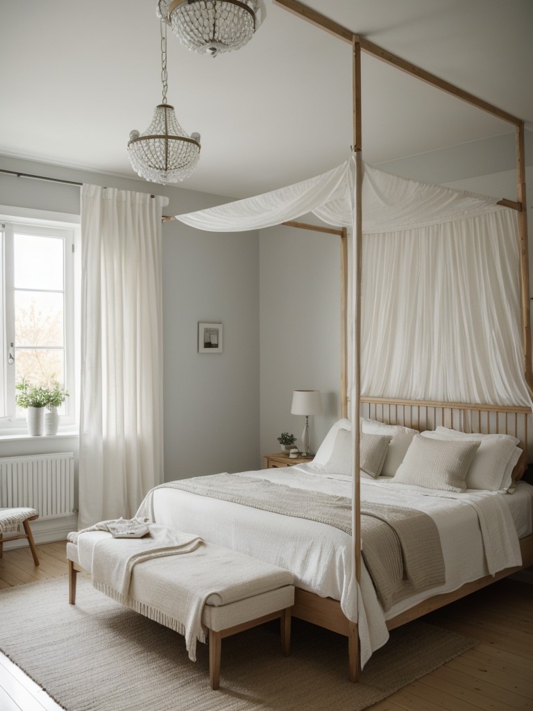 Create a Dreamy Scandinavian Bedroom with Floor-to-Ceiling Curtains!