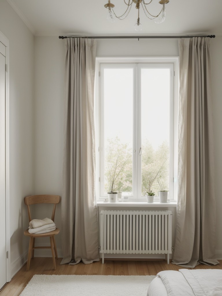 Light & Airy Curtains: Scandinavian Bedroom Perfection!