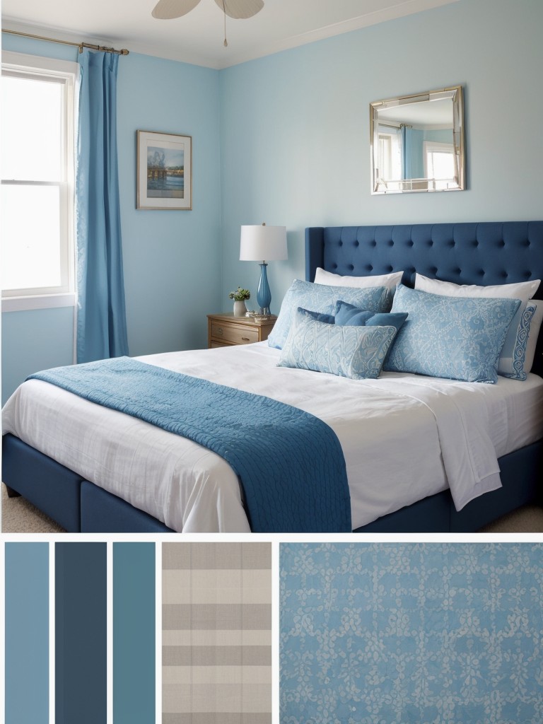 Discover the Tranquil Charm of Blue Bedroom Decor