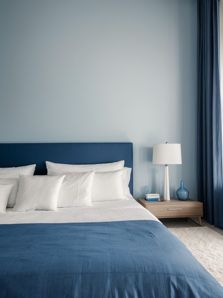 Find Zen in Your Space: Blue Bedroom Decor for Serenity.