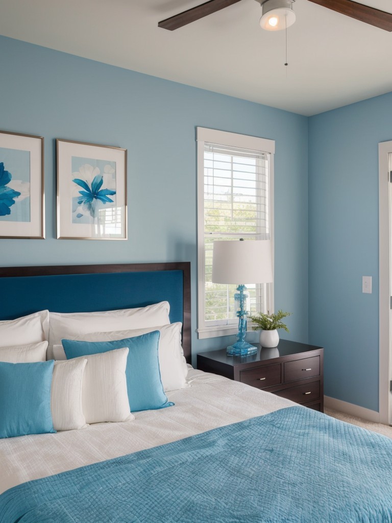 Enchanting Blue Bedroom Decor: Elevate Your Space with Vibrant Energy!