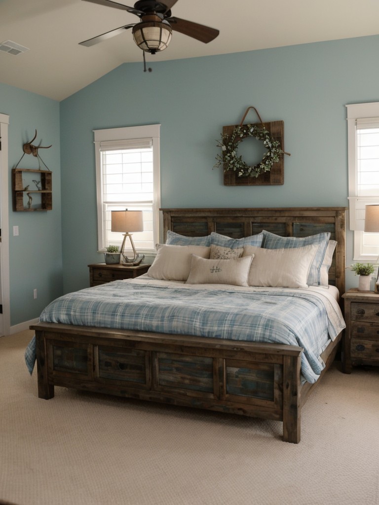 Rustic Blue Bedroom: Create a Calming Retreat