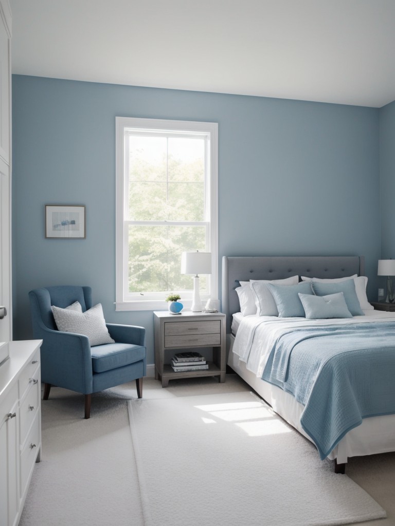 Transform Your Apartment into a Relaxing Oasis with Blue Bedroom Design