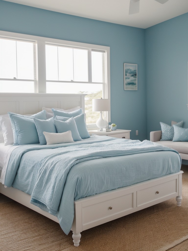 Coastal Oasis: Blue Bedroom Design for a Calming Retreat