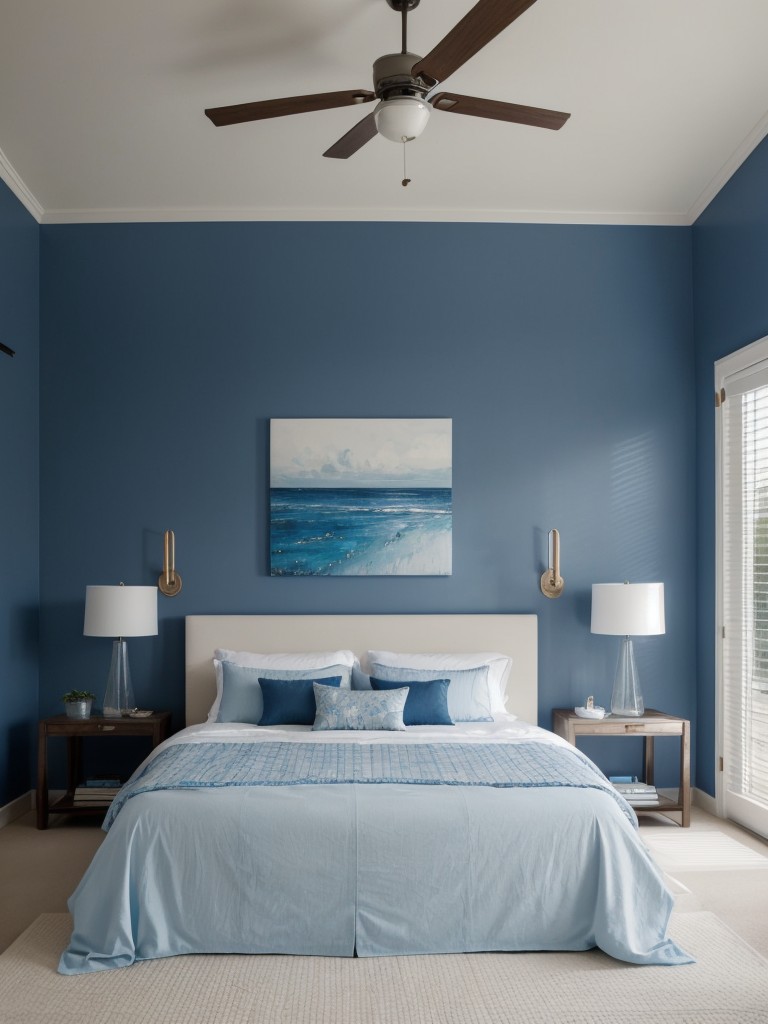 Create a Blue Bedroom Oasis. Spark Your Creativity with a Stylish Studio Apartment