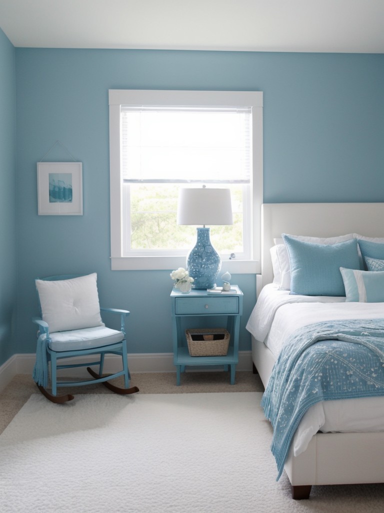 Serene Blue Apartment Bedroom Ideas