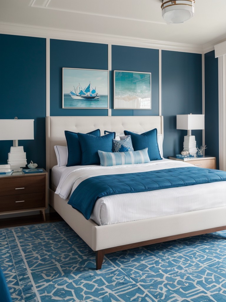 Seaside Serenity: Transform Your Bedroom with Blue Decor