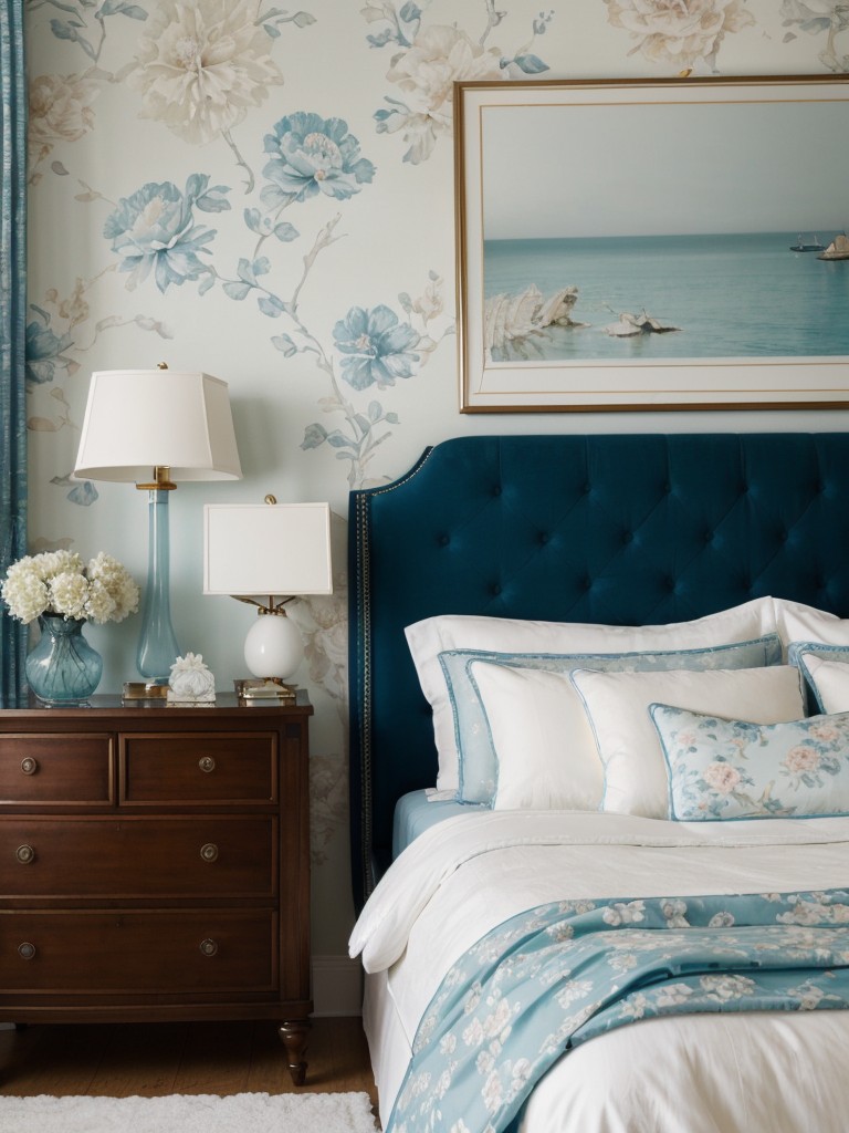 Seaside Serenity Meets Parisian Elegance in Your Bedroom