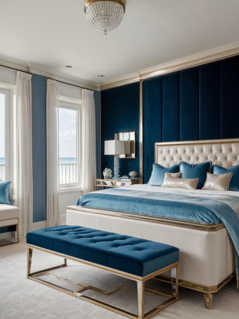 Ocean Vibes in Your Bedroom: Blue Decor to Make a Splash!