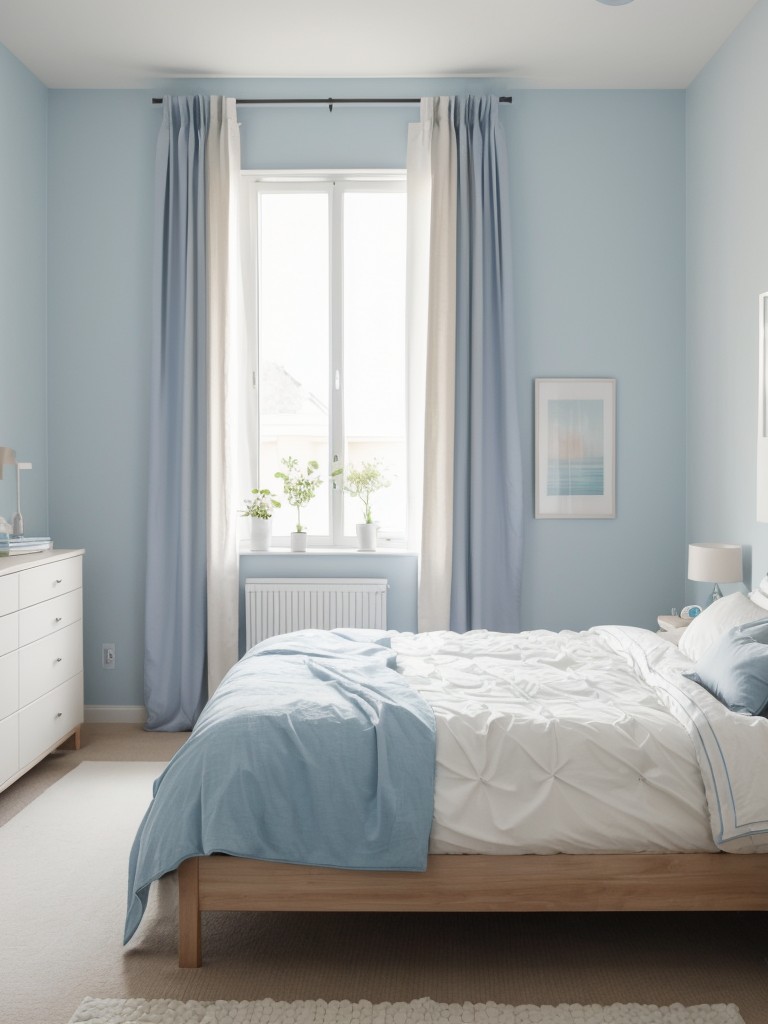 Scandinavian Chic: Create a Serene Blue Haven in Your Apartment