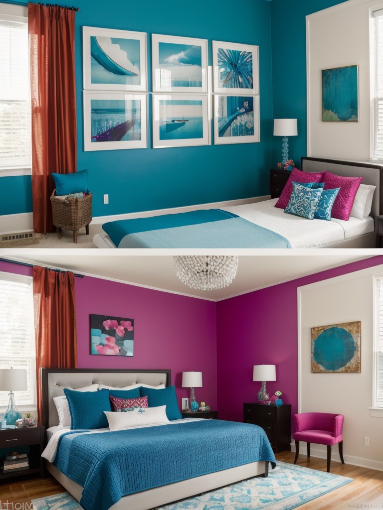 Colorful Apartment Bedroom: Incorporate Bold Hues for a Vibrant Space!