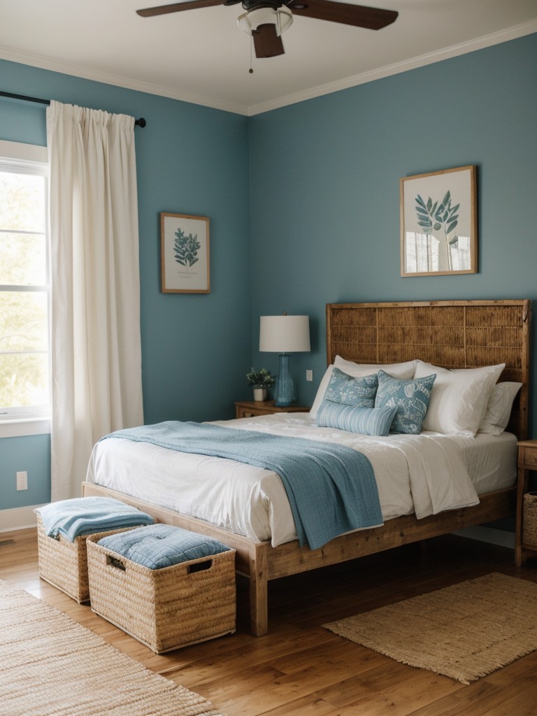 Revamp Your Apartment Bedroom with Refreshing Blue Decor ?