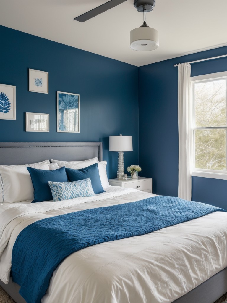 Revitalize Your Apartment: Refreshing Blue Bedroom Decor