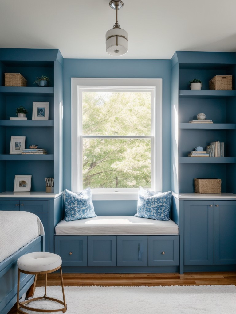 Revamp Your Apartment with Custom Blue Bedroom Decor!