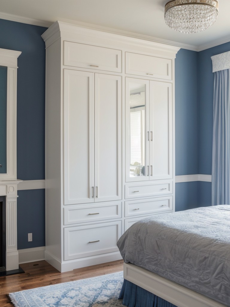 Elevate Your Apartment Bedroom with Stunning Blue Makeover Ideas!