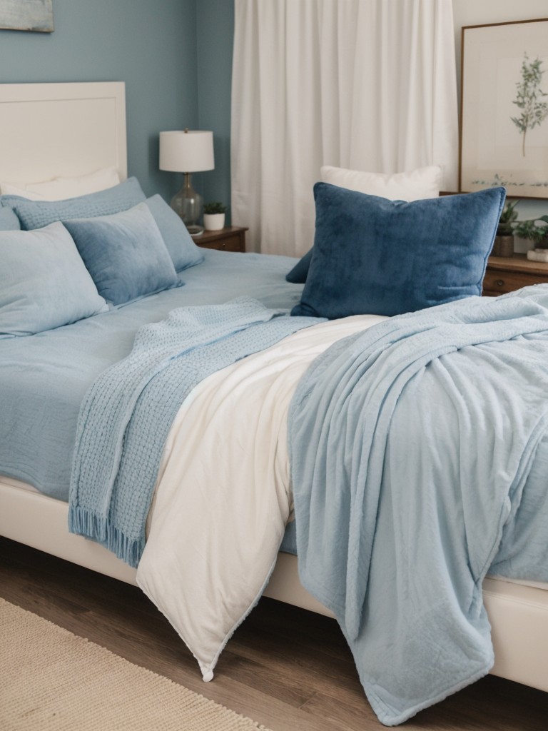 Cozy Apartment Vibes: Transform Your Bedroom with Blue Makeover Ideas