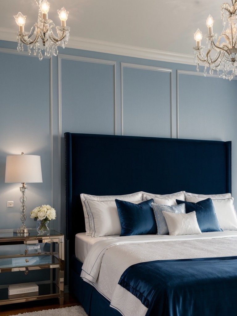 Create a Calming Oasis: Elevate Your Apartment Bedroom with Blue Decor