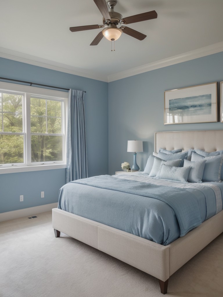 Serene and Elegant: Create a Spa-Like Bedroom Oasis with Blue Design