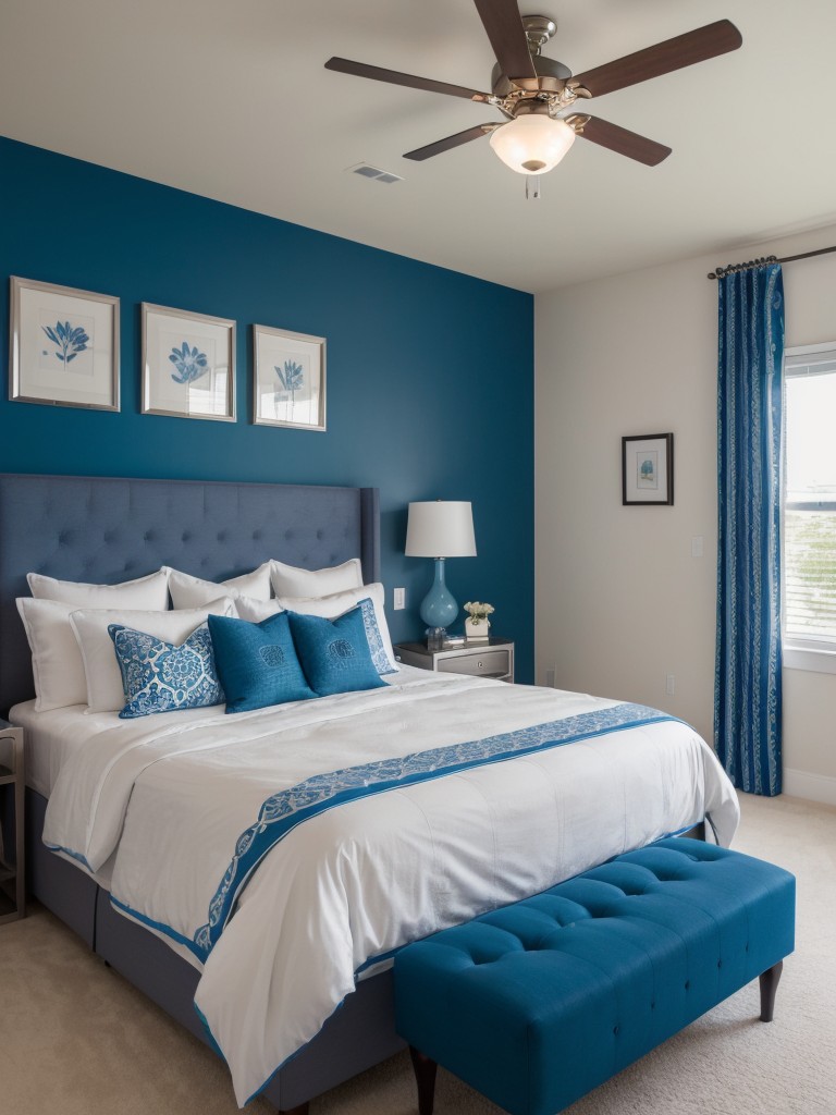 Revamp Your Apartment with Timeless Blue Bedroom Designs.