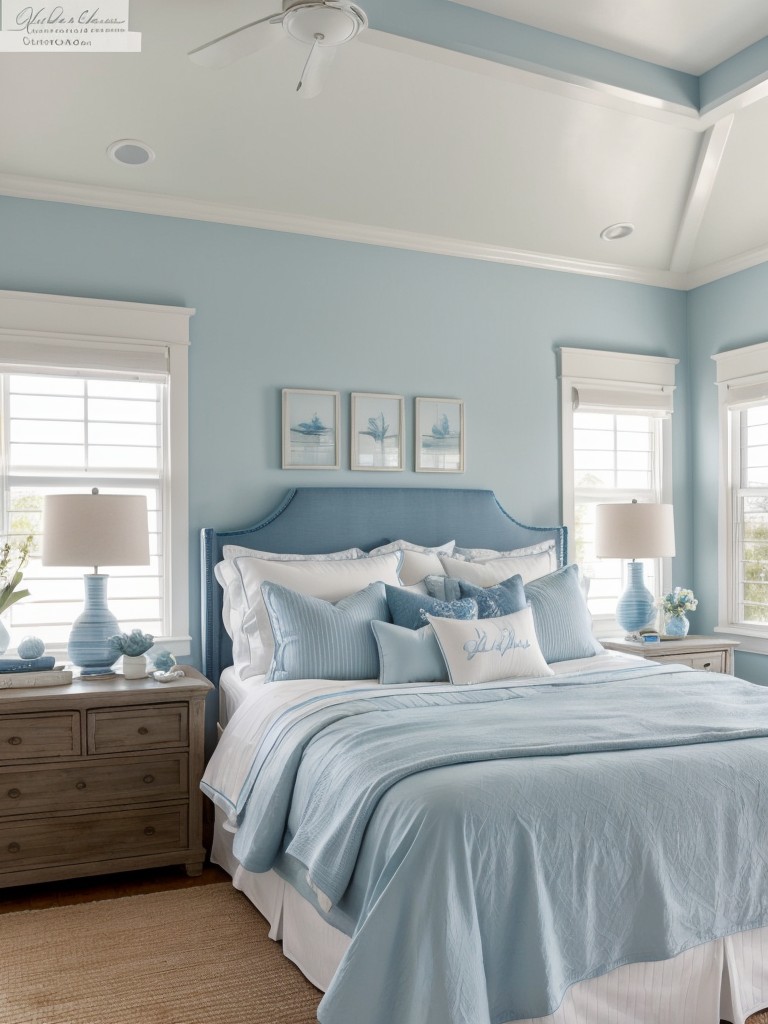 Coastal Chic: Transform Your Bedroom with Blue & Nautical Accents