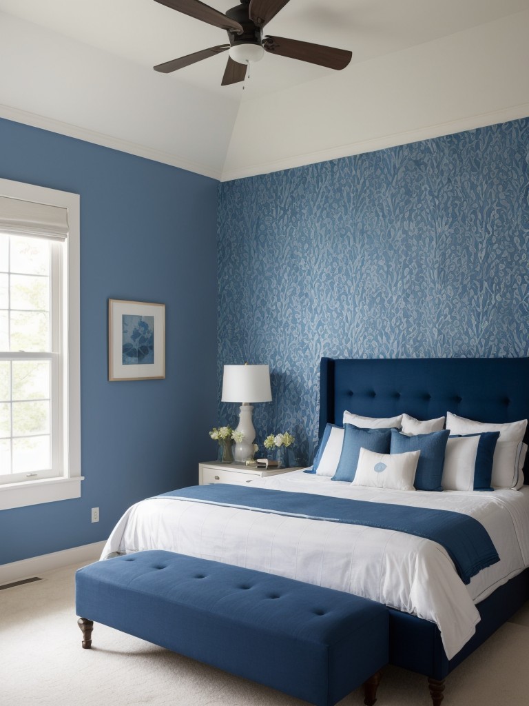 Create a Bedroom Oasis with Bold Nature-Inspired Wallpaper