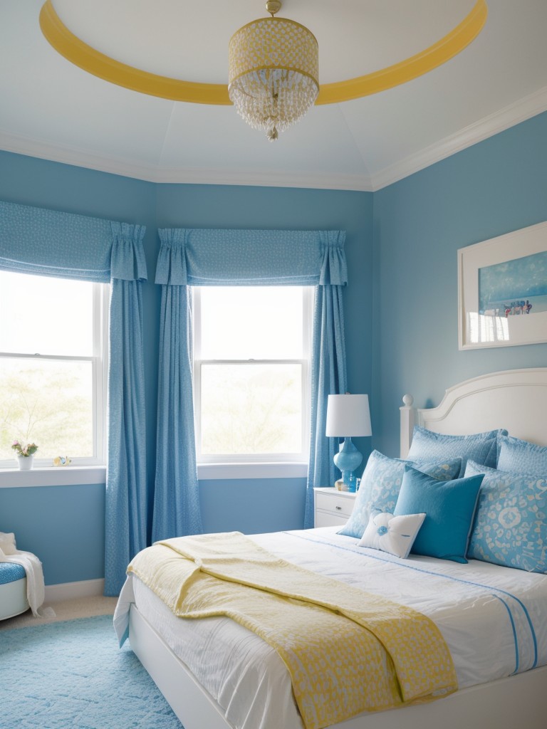 Magical Blue Apartment Bliss: Transform Your Space with Vibrant Decor!