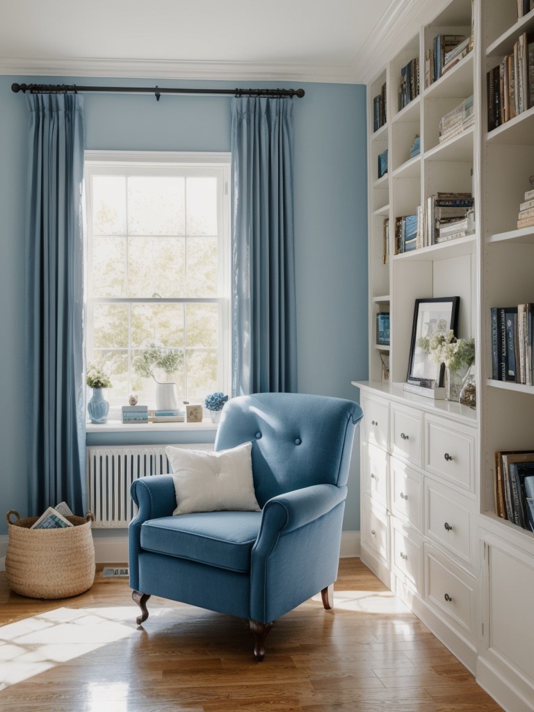 Create Your Cozy Reading Nook: Tips for a Blue Wonderland Apartment Bedroom