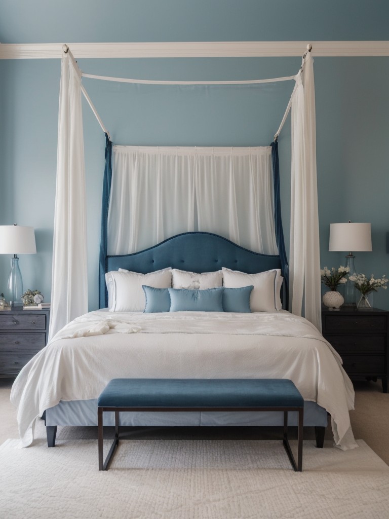 Transform Your Bedroom into a Serene Blue Oasis!