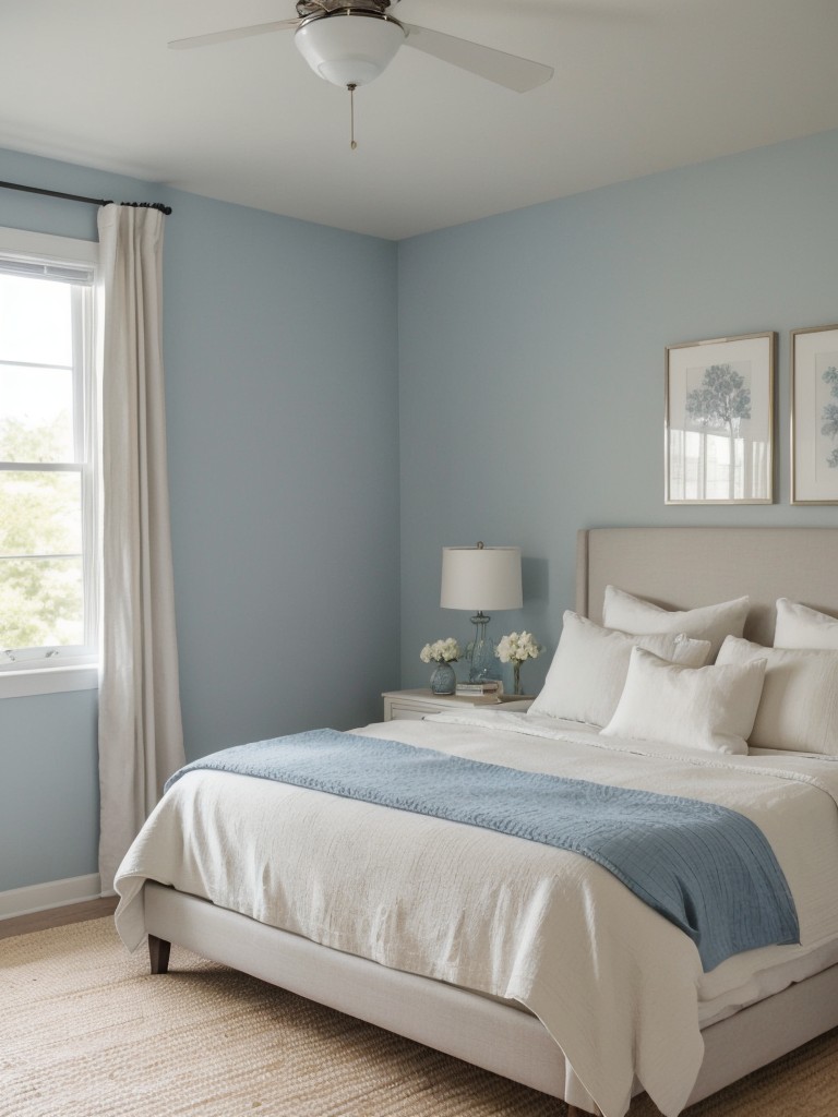 Transform Your Bedroom with Serene Blue Styling