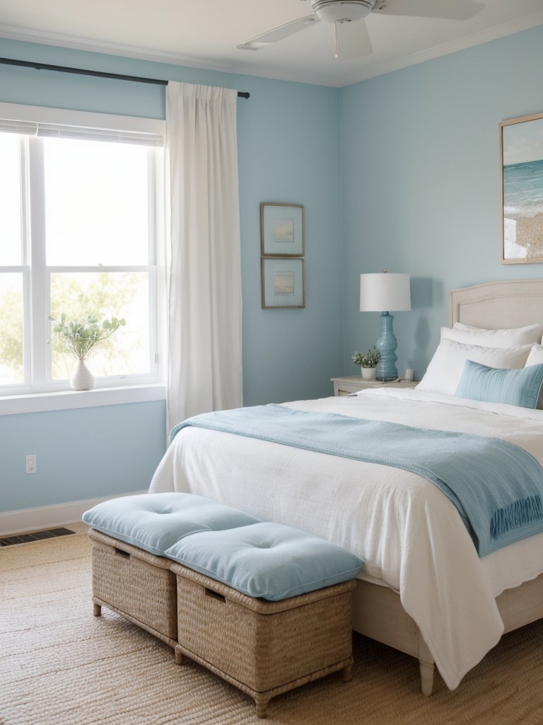 Coastal Bliss: Create a Calming Blue Bedroom Retreat