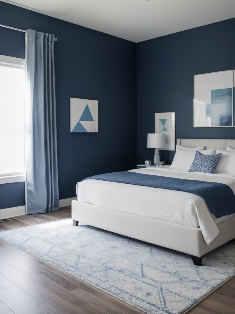 Create a Serene Blue Bedroom Oasis with Modern Touches