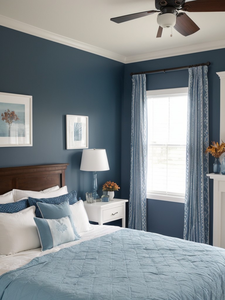 Create a Serene & Stylish Blue Bedroom Oasis!