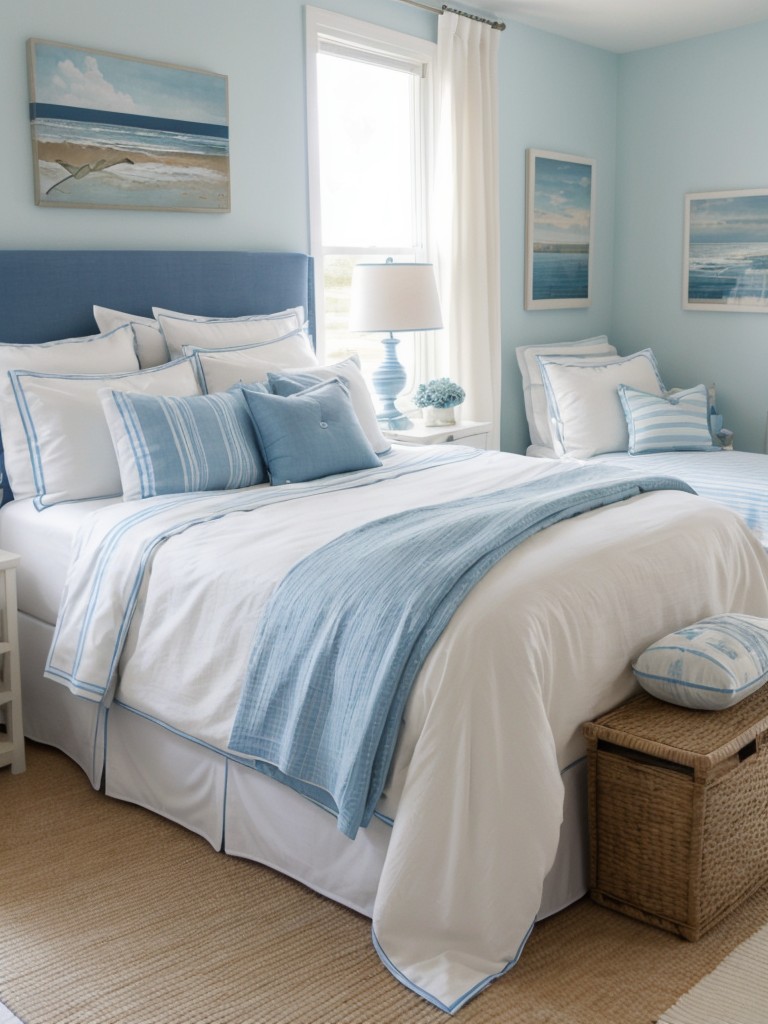 Coastal Chic: Transform Your Apartment with Blue Bedroom Style!