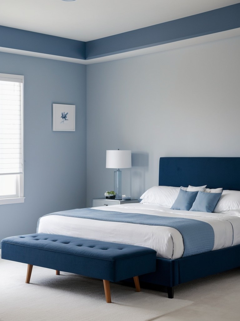 Sleek Blue Bedroom Makeovers: Contemporary Design Inspiration