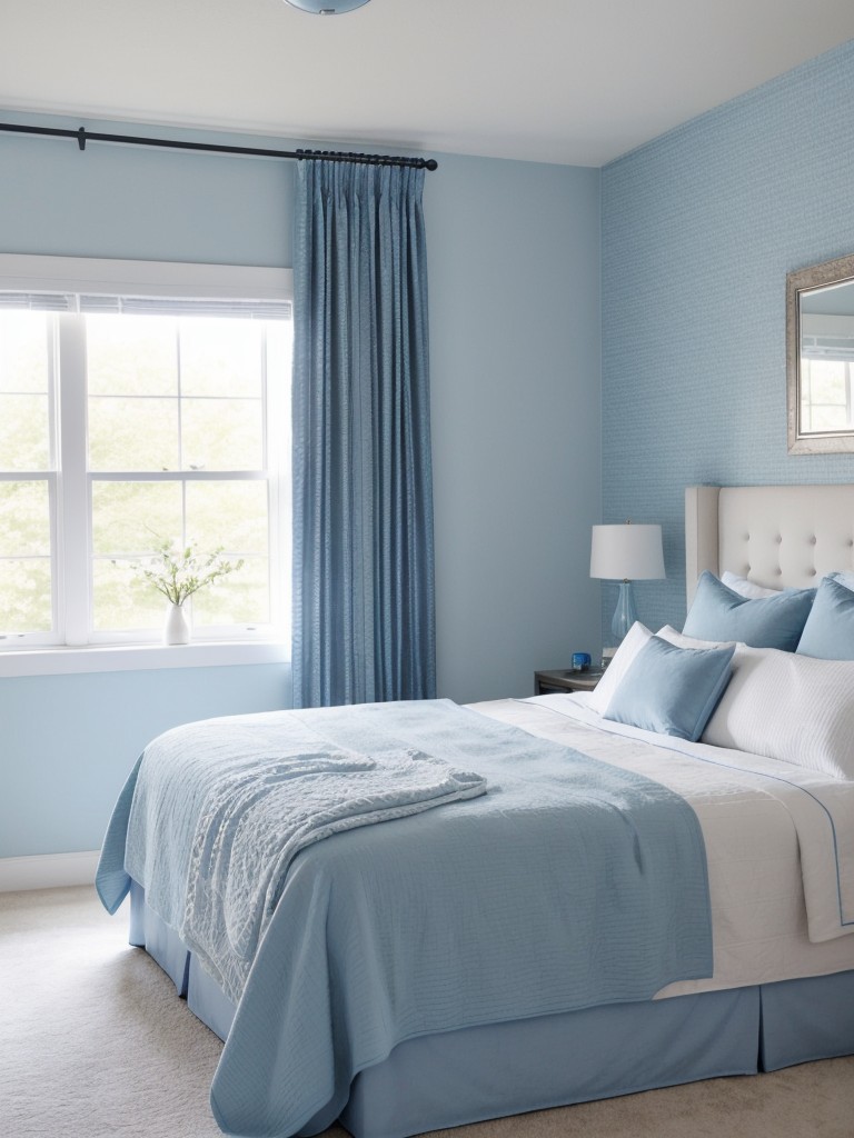 Blue Bedroom Makeovers: Serene & Luxurious Apartment Inspiration!