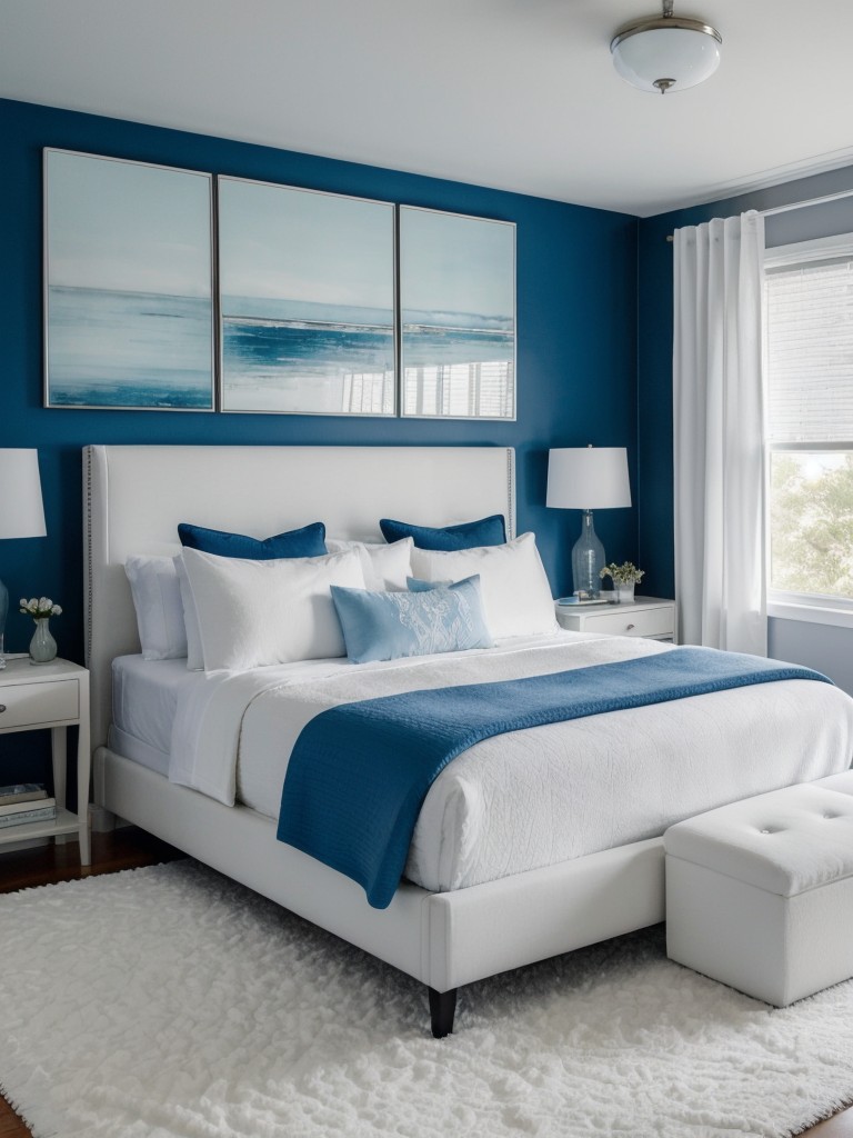 Create a Serene Bedroom Retreat with a Blue Color Scheme