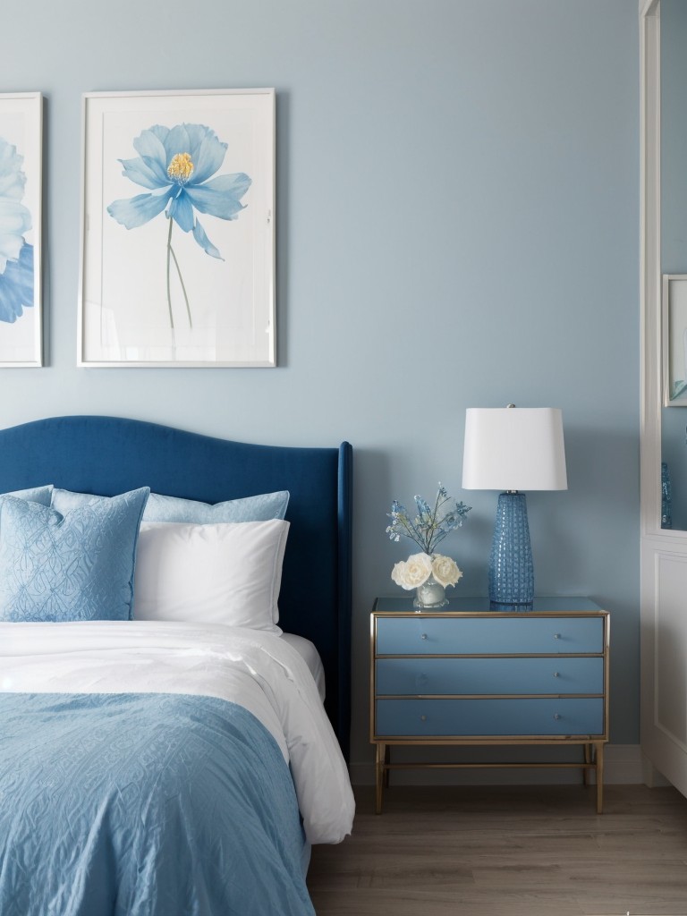 Create a Serene Blue Oasis in Your Apartment Bedroom