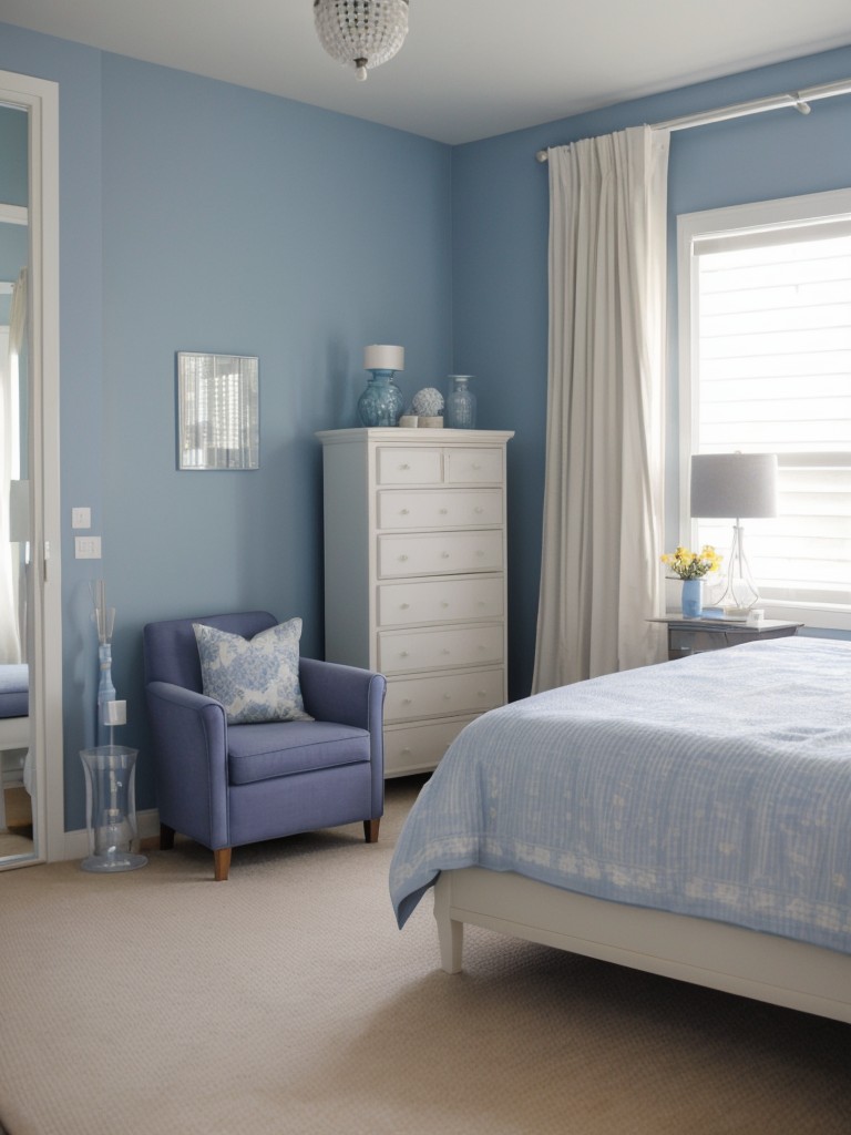 Create a Serene Bedroom Oasis with Aromatherapy and Blue Decor