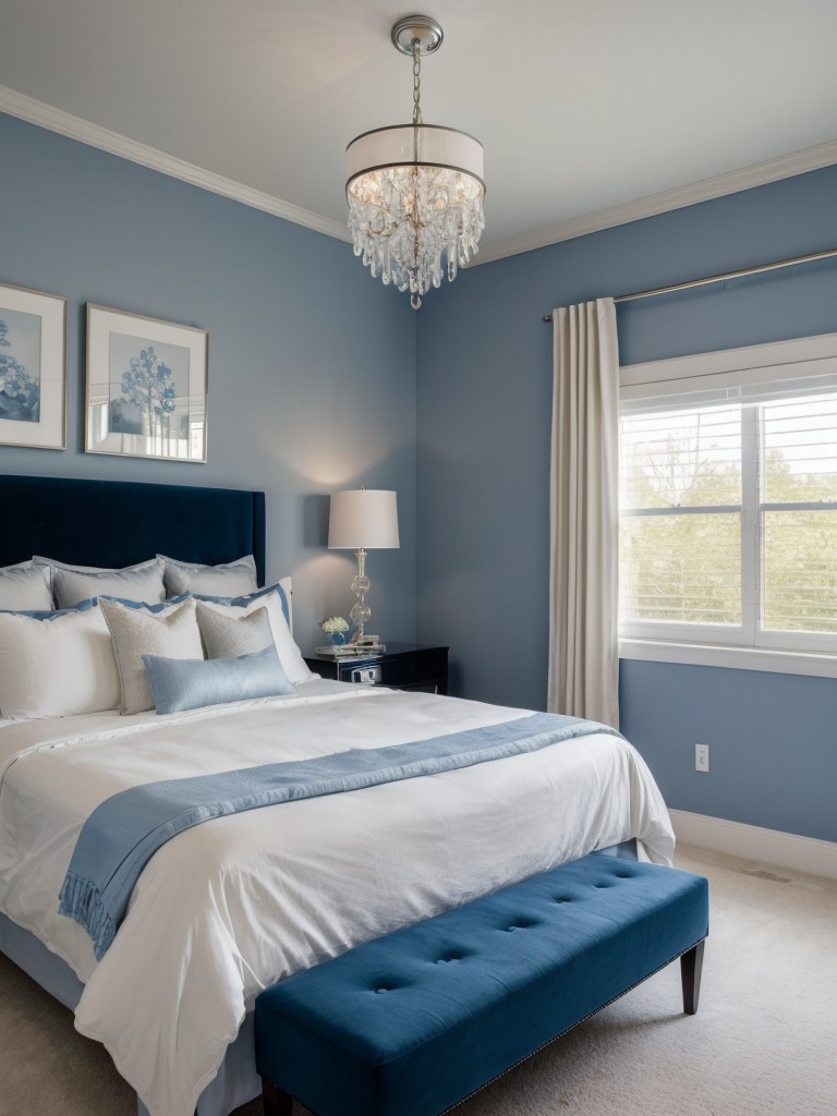 Create a Stylish Bedroom Oasis with Blue Retreat Vibes!