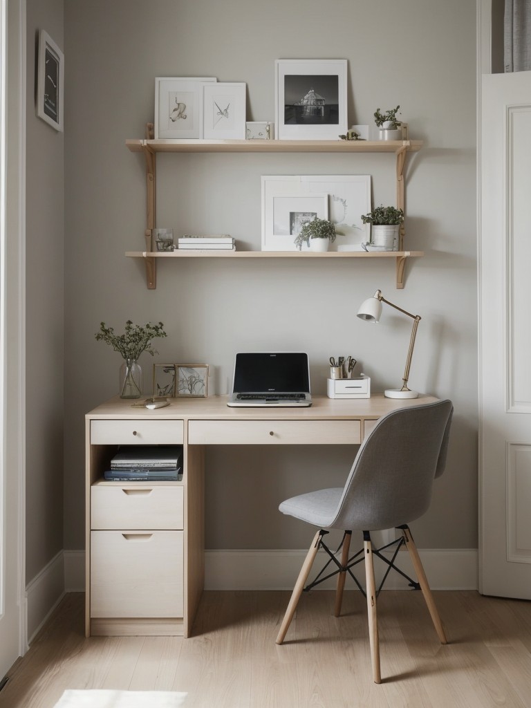 Create a Stylish and Functional Workspace in Your Bedroom with Scandinavian Decor