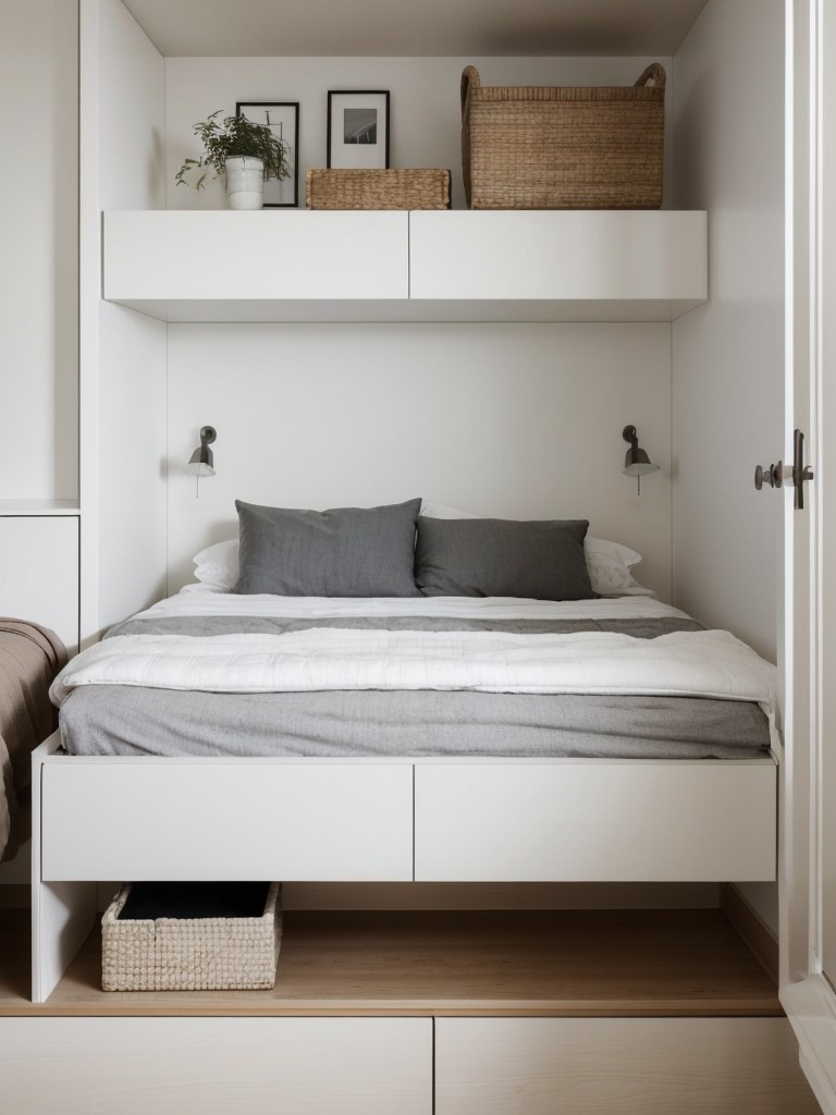 Scandi Chic Apartment: Clever Storage Solutions for a Clutter-Free Bedroom