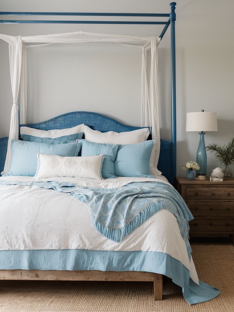 Create a Boho-Chic Oasis in Your Bedroom with Canopy Beds and Textured Layers