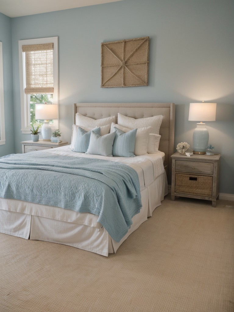 Create a Serene Oasis: Transform Your Bedroom with Blue Styling