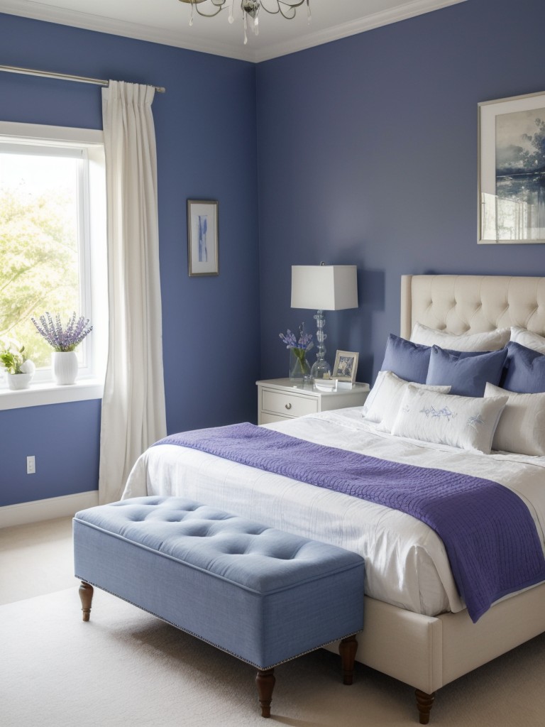 Create a Serene Blue Oasis in Your Apartment Bedroom!