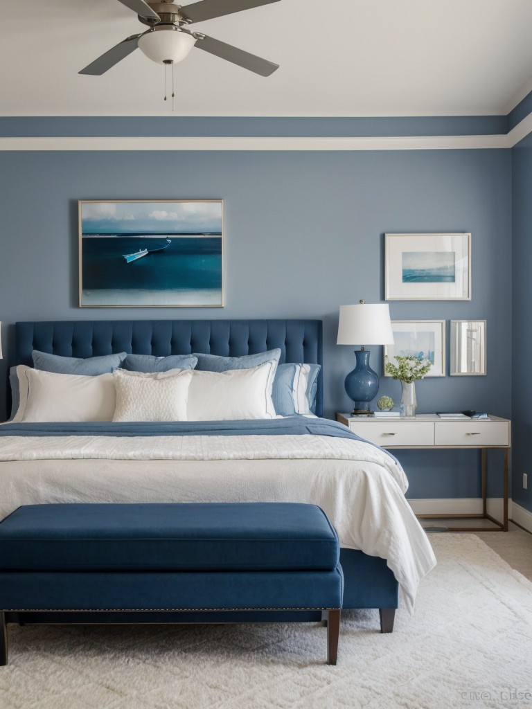 Create a Calming Blue Oasis: Trendy Apartment Bedroom Ideas