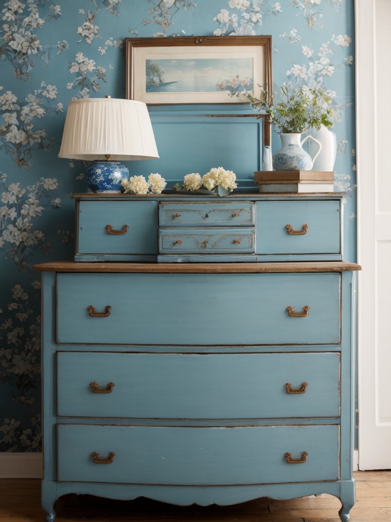 Transform Your Bedroom Into a Vintage Blue Paradise!