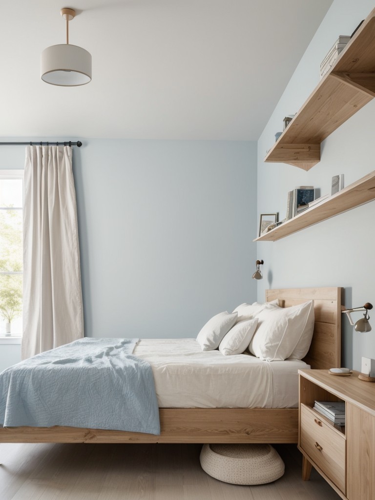 Scandi-Chic: Create a Blissful Blue Bedroom Retreat