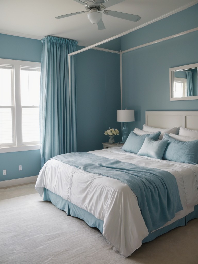 Tranquil Oasis: Create a calming blue bedroom escape